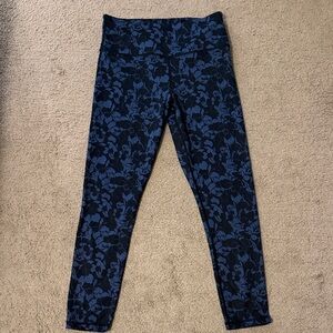 Zyia Blue Floral Leggings